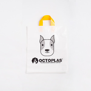 Support Customization Customized Printed Own logo Biodegradable Reusable Plastic <strong>Soft</strong> <strong>Loop</strong> <strong>Handle</strong> Shopping Carry Bag HANPAK JSC Viet Nam - Product Image 5