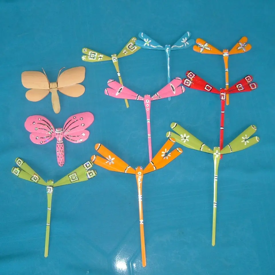 लकड़ी के बांस Dragonfly खिलौना वियतनामी क्लासिक उच्च गुणवत्ता देहात बच्चों DIY शैक्षिक फैक्टरी थोक