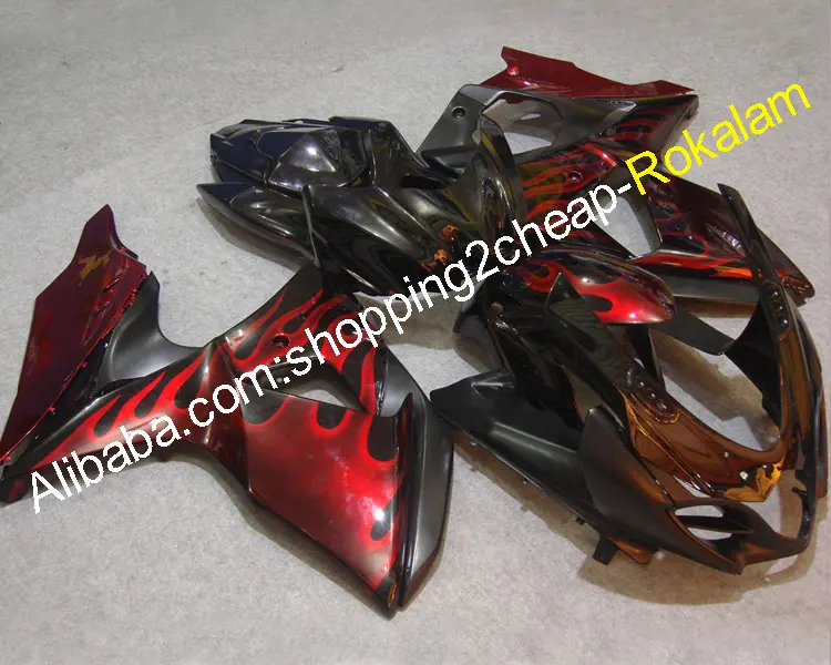 For Suzuki Fairing GSX-R1000 GSXR1000 GSX R1000 1000 K9 2009 2010 2011 2012 2013 2014 2015 2016 Red Flame Fairings