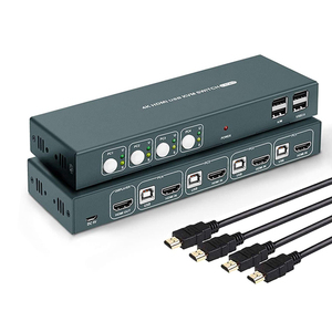 Factory Price <strong>Hdmi</strong> <strong>Switch</strong> With Audio Extractor Arc 4K 30Hz 4 in 1 Out <strong>Hdmi</strong> Kvm and Type C Usb <strong>Switch</strong> - Product Image 1