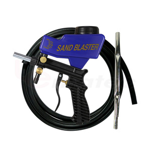 Portable Gravity Siphon Feed Sandblasting Gun Pneumatic <strong>Small</strong> Sand <strong>Blasting</strong> Machine Compressor Tool