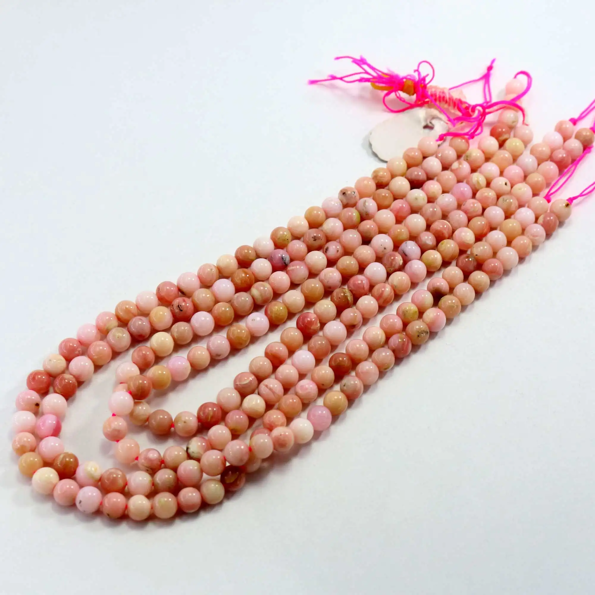Braccialetto della collana delle perle della pietra preziosa allentata opale rosa naturale dei monili di modo che fa prezzo di fabbrica all'ingrosso