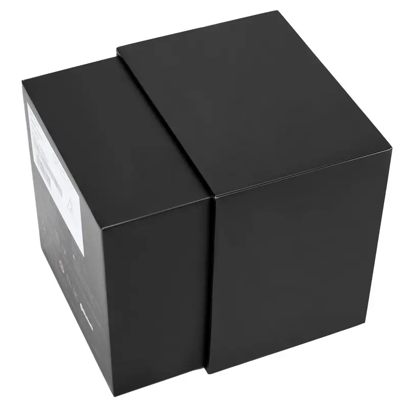 Black Embossing Spot UVWholesale High Quality recycled materials Packaging Watch Box