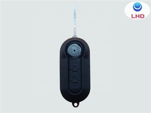 Remote Auto <strong>Key</strong> for Fiat 3 Button Black <strong>Flip</strong> Shell Case Keyless Doblo Stilo Punto Ducato 500 - Product Image 2