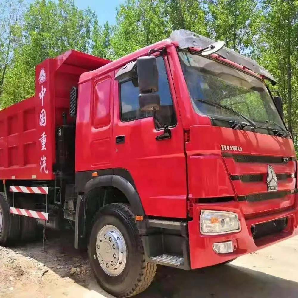 Sinotruk Howo 375hp Ampiamente Utilizzato Pesante Ribaltabile Autocarro Con Cassone Ribaltabile in vendita