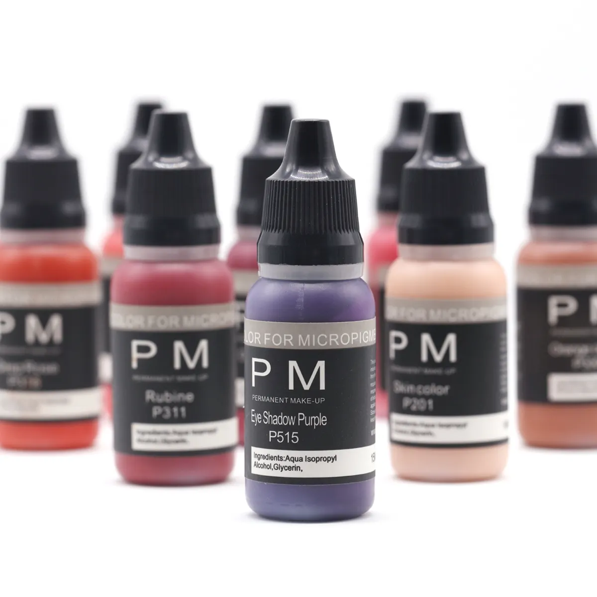 Pigmento permanente del pigmento di trucco permanente dell'inchiostro del tatuaggio del sopracciglio organico di marca di PM