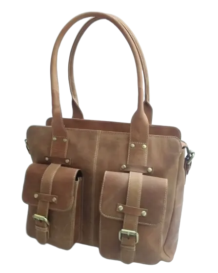 Tasca frontale designer borsa in pelle maniglia Tote borse e borse a tracolla per donna uso quotidiano in ufficio
