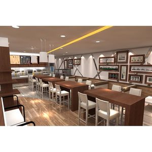 2020 Khuyến Mại Sản Phẩm Sáng Tạo Thiết Kế Trung Tâm Mua Sắm Cà Phê Kiosk Cà Phê Bar Cần Bán Showcase Kiosk Máy Ép Trái Cây Thanh Kiosk - Product Image 3