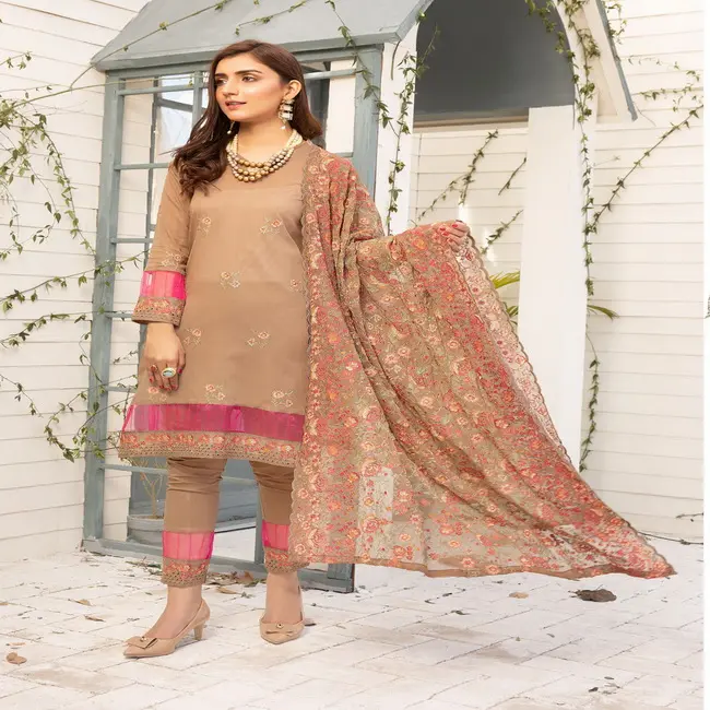 Senhoras shalwar kameez design/ternos paquistanês para as mulheres/senhoras roupas de verão