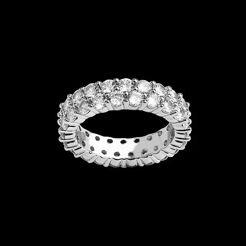 Neueste Design Handmade Classic Dabble Diamond 18 Karat Weißgold Ring Saudi Gold Ring Großhandel Fabrik preis