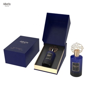 Abely包装高品质印刷黑卡纸盒定制设计纸空瓶豪华磁铁包装香水盒 - Product Image 6