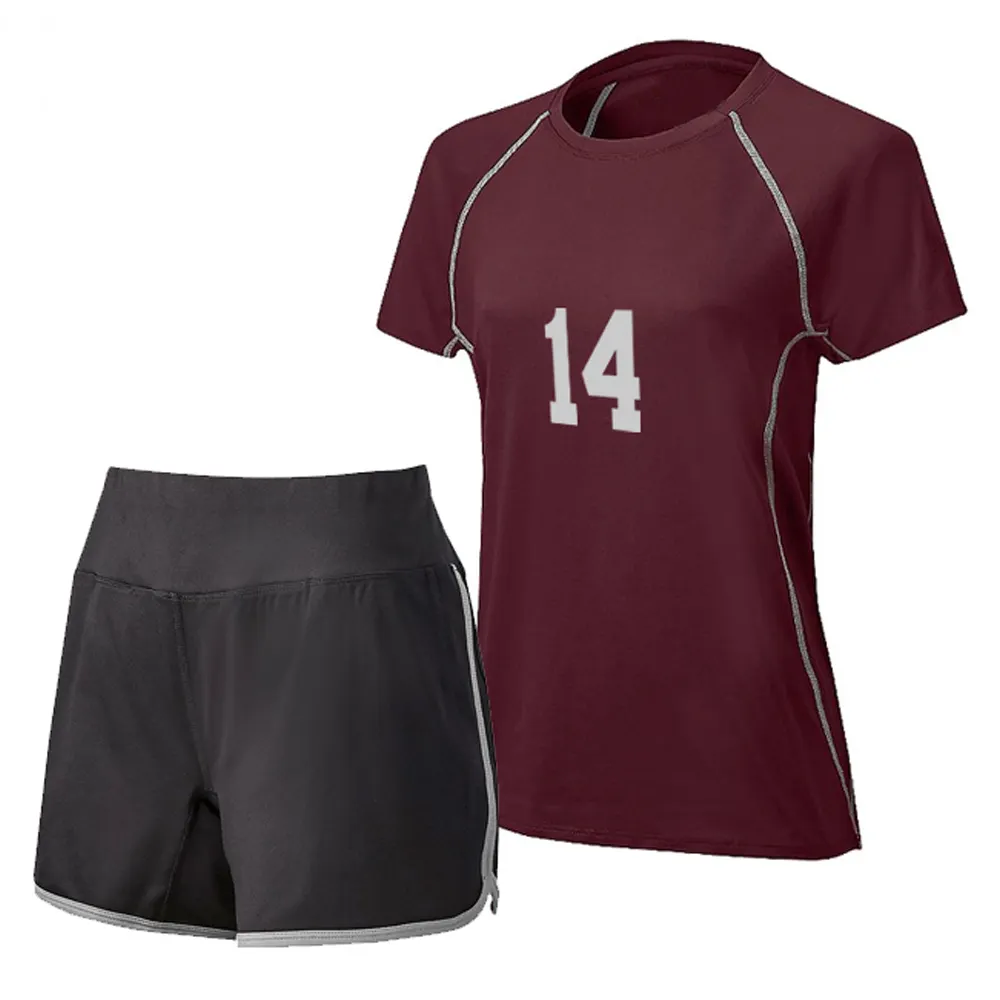 Camisa de voleibol para meninas, uniforme de voleibol totalmente sublimado com logotipo personalizado feito por Ash Brut
