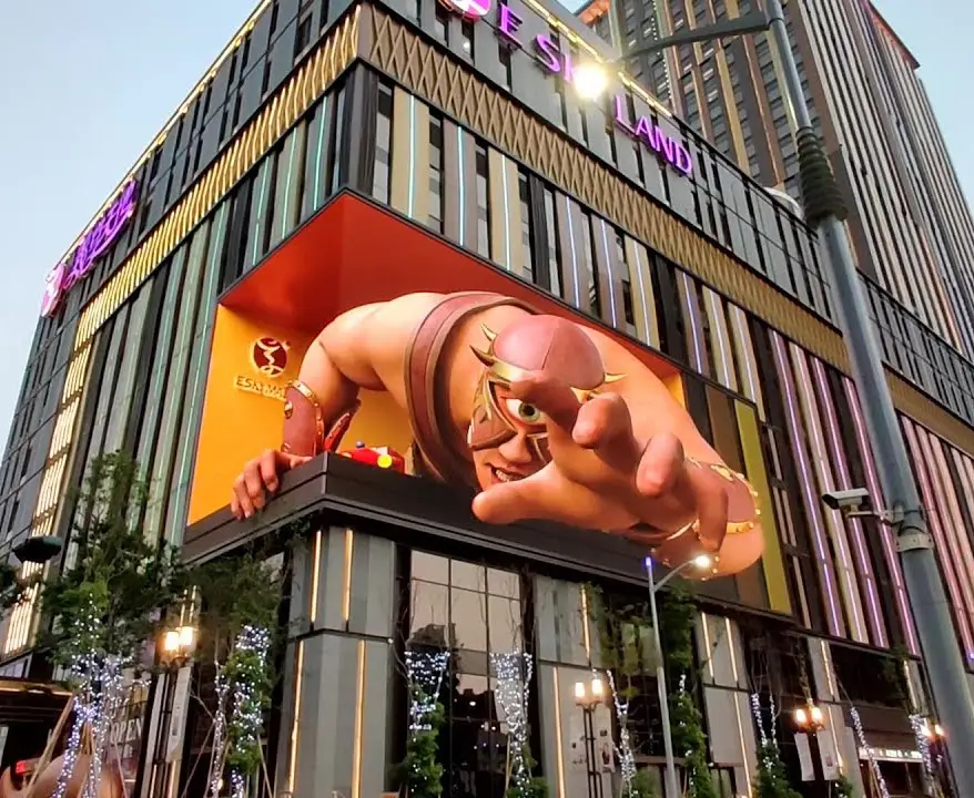 Naked-eye Commercial Outdoor Advertising LED Display P10 Full Color Digital Signage Billboard P2.5 P3 P4 P5 P6 P8 3D LED Screen