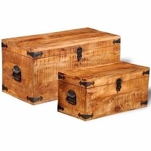 ECO FRIENDLY WOODEN TOY CHEST <strong>TRUNK</strong> BOXES for HOME DECORATIVE in BEST QUALITY &amp; <strong>LOW</strong> PRICE GIFT BOXES STORAGE BOXES &amp; BIN BOXES - Product Image 3