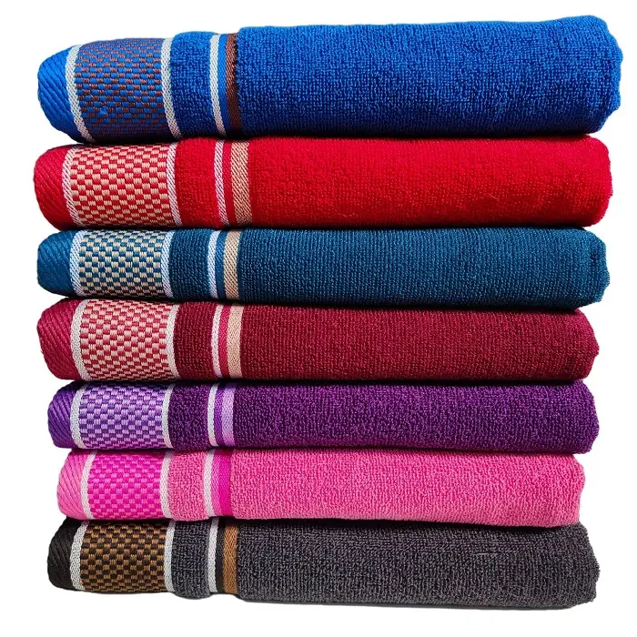 उच्च गुणवत्ता कपास टेरी तौलिया के साथ उच्च जीएसएम कारखाना कीमत पर तैयार स्टॉक के साथ कस्टम लोगो