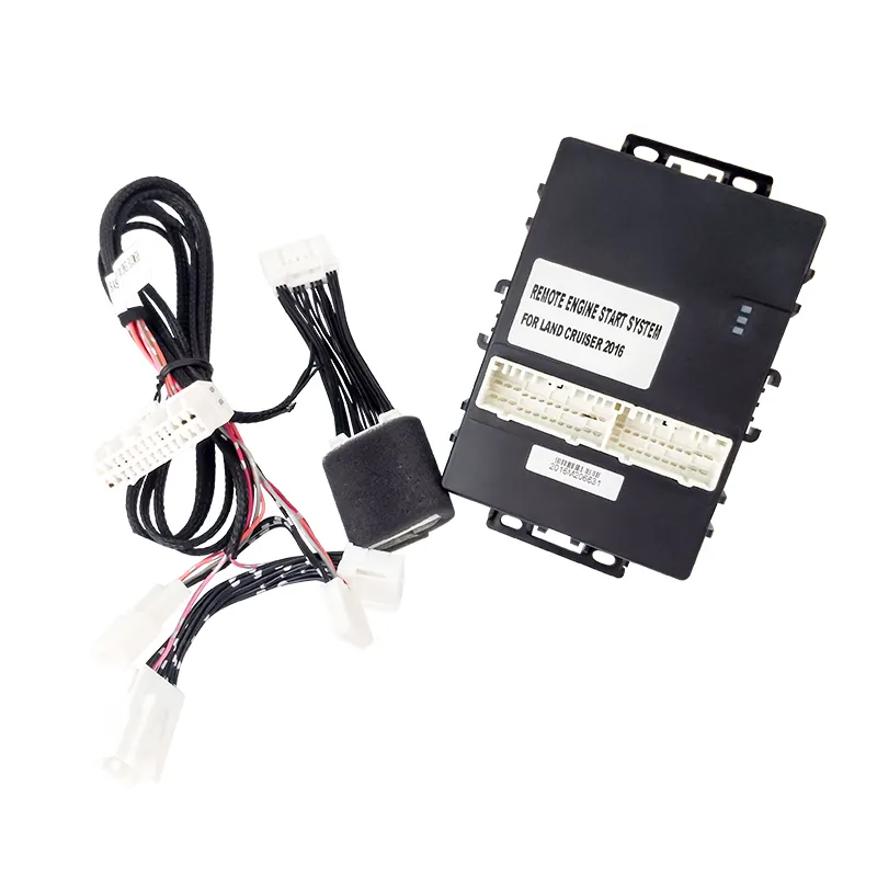 Động cơ dừng bắt đầu Hệ thống 433.92 MHz từ xa khởi động cho xe đen DC 12V TOYOTA LAND CRUISER 200 một cách Ổ khóa cửa 18 tháng