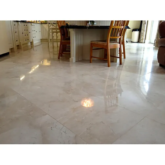 Latest Marble Flooring Design White Color Polished Marble Stone Inlay Flooring para Home Decoração e Stone Works