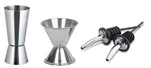 Kral uluslararası bar ware bar kullanımı peg ölçü çelik jigger Jigger Peg ölçü Peg tedbir Shot cam çelik atış cam bar - Product Image 6