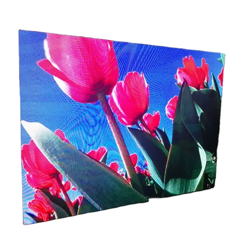 Layar led P4 video HD display led kelas ruang rapat layar iklan led tetap