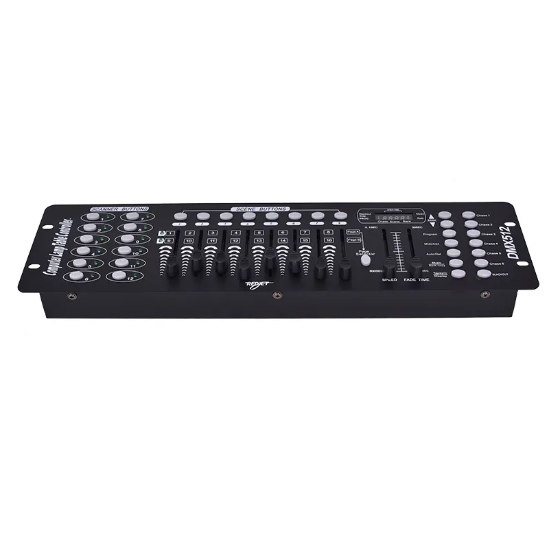 Console dmx 192 para iluminação no palco, controlador dmx/para console dj