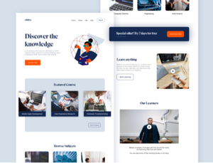 Advanced Professional School Institute Management Website-Design Mac Linux Unterstützter Online-Versand Digitales Lager produkt