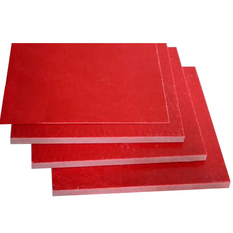 GPO-3 placa isolante da esteira personalizada GPO-3 superfície lisa cor vermelha