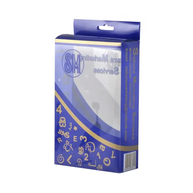 Di alta qualità a basso prezzo personalizzato stampato pieghevole del commercio all'ingrosso trasparente cholyn box per il confezionamento di PVC scatola di plastica di imballaggio personalizzato