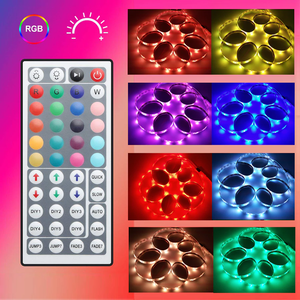 5050 ha condotto La Striscia 5M HA CONDOTTO LA Luce di Striscia Non Impermeabile nastro del Led rgb diodo LED Controller del nastro adattatore di alimentazione per TV di Casa - Product Image 5