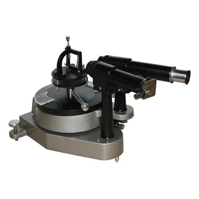 Microscopio modelo RSP-601Radical, instrumento óptico completo en gabinete de madera contrachapada