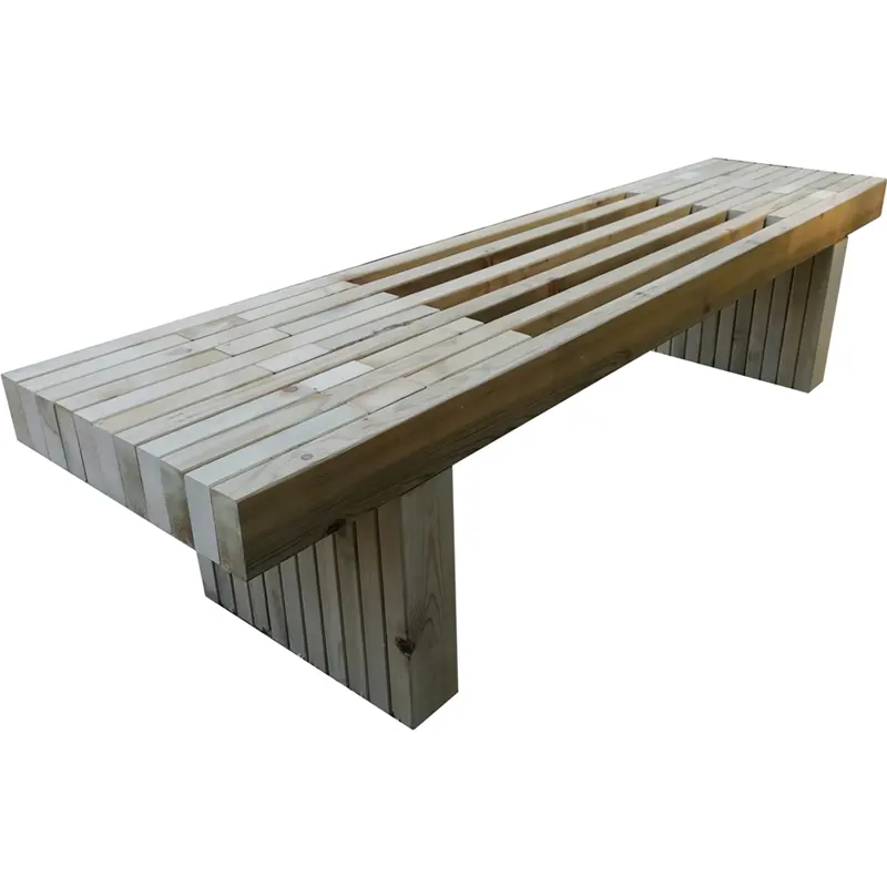 Bancos de jardín para exteriores, producto en oferta, Banco de Patio, silla de exterior, mesa de muebles de madera, área moderna opcional