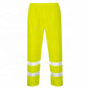 High Visibility Bib Pant Safety Rain Gear, Hi Vis, Waterproof, <strong>Reflective</strong>, Work Overalls for Men - Product Image 2