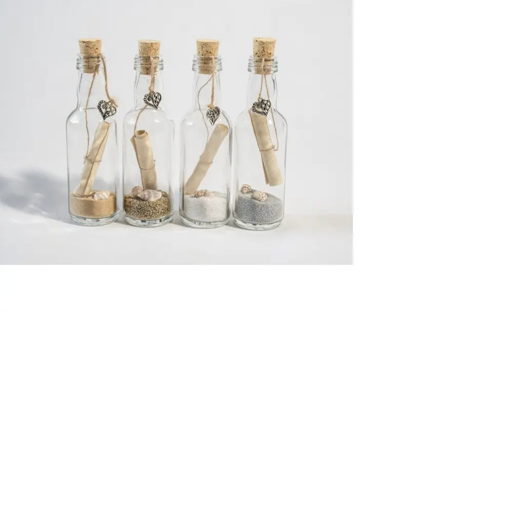 Botella de vidrio botella de boda invita con impreso personalizado invita boda stationers boda los fabricantes de tarjetas de invitación de boda