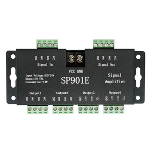 SP901E SPI sinyal amplifikatörü için WS2812B WS2811 WS2813 RGB LED şerit sinyal tekrarlayıcı adresli rüya renk bant DC5-24V - Product Image 2