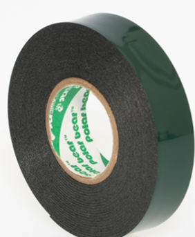 Doublure verte et mousse noire