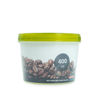 Yüksek kalite 400ml BPA içermeyen PP plastik ayrılabilir tasarım biyobölge kurutulmuş gıda konteyner saklama kutuları kovaları toptan Viet Nam