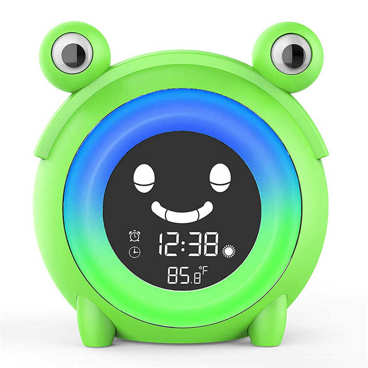 K703 Hot Sell Cute Baby Cartoon Ok to Wake Gro Alarm Children Sleep Trainer Learning Clock for Kids