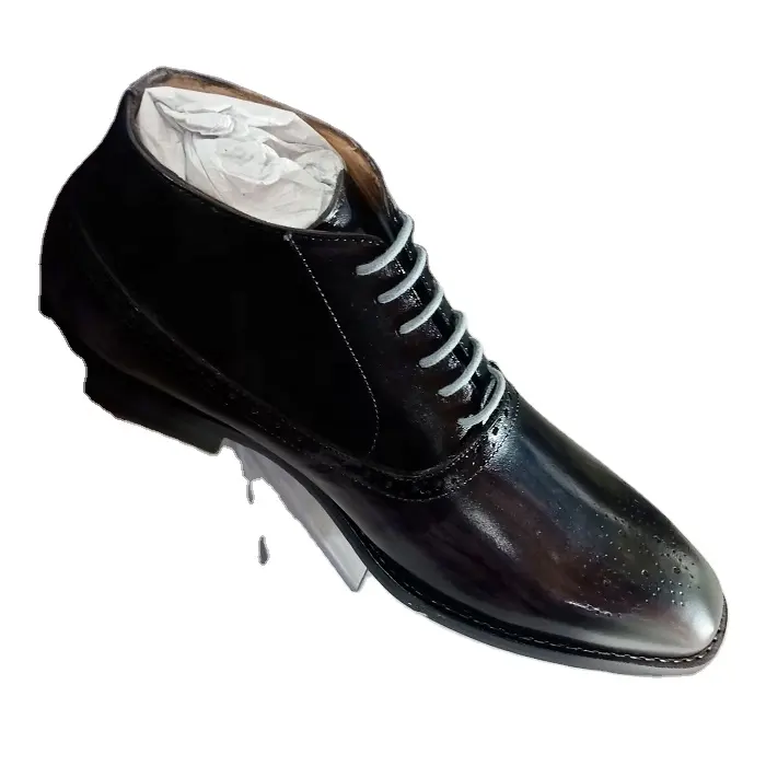 Vendita diretta In fabbrica Made In India scarpe da uomo In pelle di alta gamma traspiranti scarpe In pelle di Design personalizzato Premium a prezzi più bassi