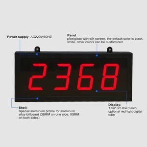 Taidacent High-Precision RS485 Display Screen 7 Segment 4 Digit LED Counter Display Digital LED Counter Electronic Tube Display - Product Image 3
