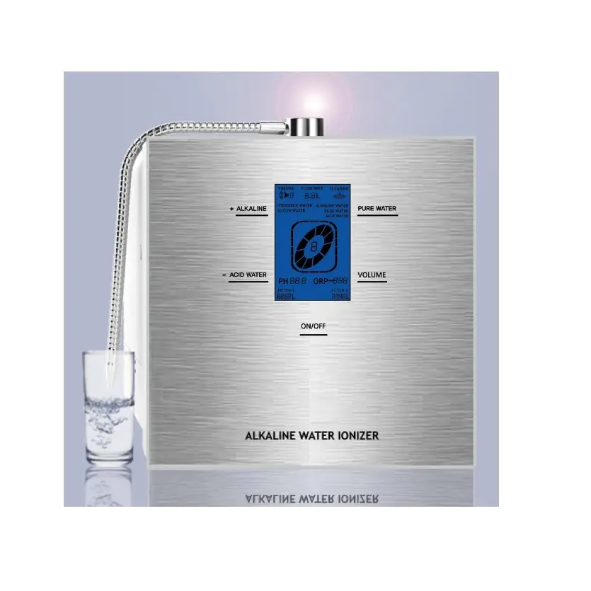 Atacado doméstico 5/7/9 placas ionizador de água alcalina com alta qualidade da água limpa feita na Coréia