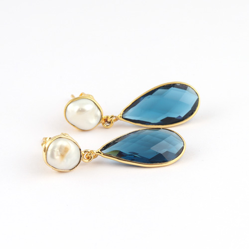 White & Blue