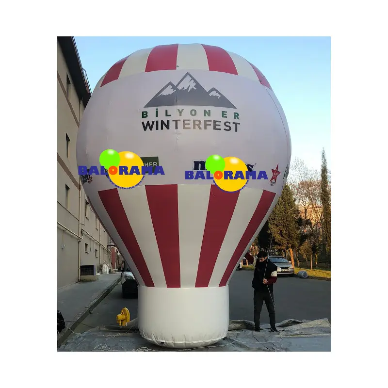 New high quality inflatable advertising balloon rooftop balloon 6 meter