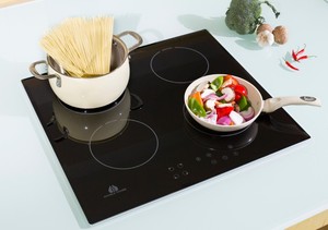 Индукционная плита с 4 зонами, 220 В, 7000 Вт, CB,CE, Германия, IGBT, с функцией автоматического выключения, с 4 горелками на солнечных батареях - Product Image 2