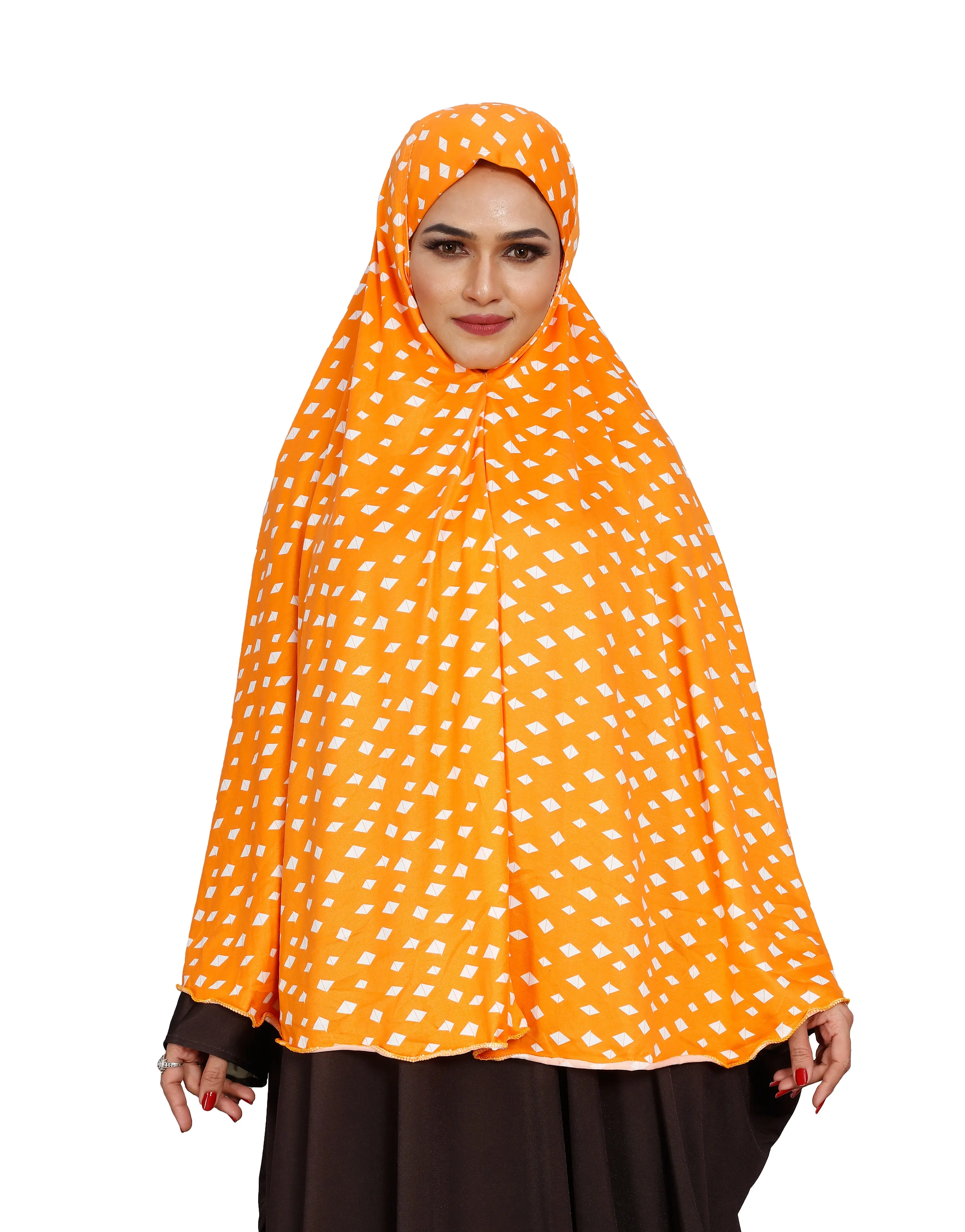 Neue Gebet Makhna Hijab Lange Flairs Frauen Islamischen Muslimischen Tragen Designs 2021