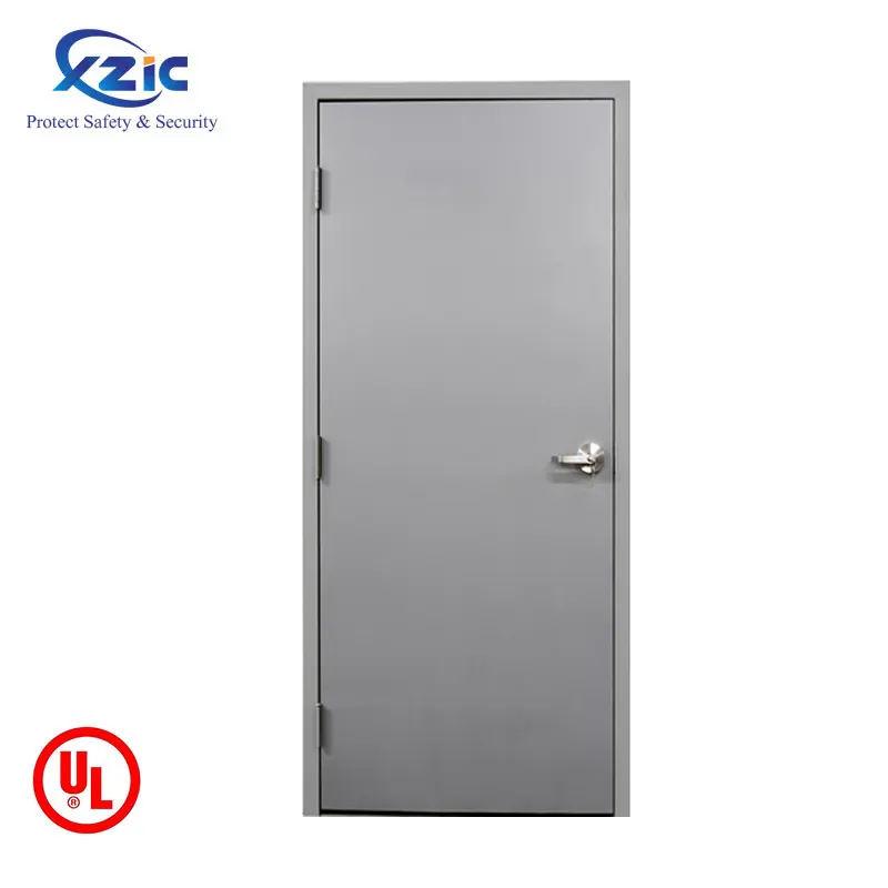 ประตูเหล็กโลหะกลวง1.5มม. 1.2มม. แผ่นเหล็ก180นาทีไฟจัดอันดับประตูที่มีใบรับรอง UL