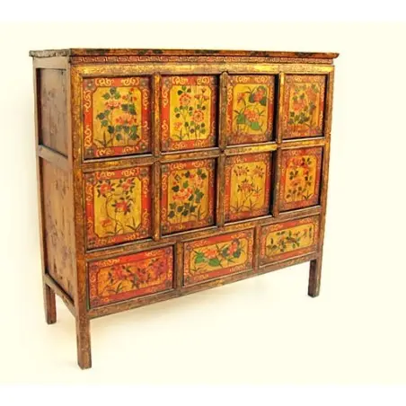 Тибетская мебель ручной работы поставщик и производитель груди с пламенным драгоценным камнем живопись индия