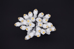 Micro led string lights led 12v dc 12mm 9mm led pixel 0.2W 50pcs per stringa impermeabile IP67 led globe string lights