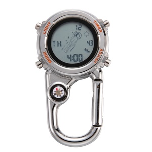 Clip Snap Hook Keychain Camping and Cycling Portable Mini Metal Compass Carabiner <strong>Direction</strong> Cheap <strong>Pocket</strong> <strong>Watch</strong> - Product Image 1