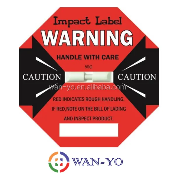 Étiquettes aide d'enregistrement des chocs, Wan-Yo, 50G
