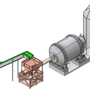 Four de fusion rotatif d'une capacité de 2 tonnes pour usine de recyclage de batteries au plomb d'occasion, usine de recyclage de batteries de déchets en inde