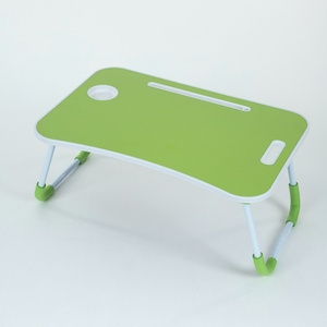 Minimesa plegable de madera para ordenador portátil, mesa de estudio - Product Image 1